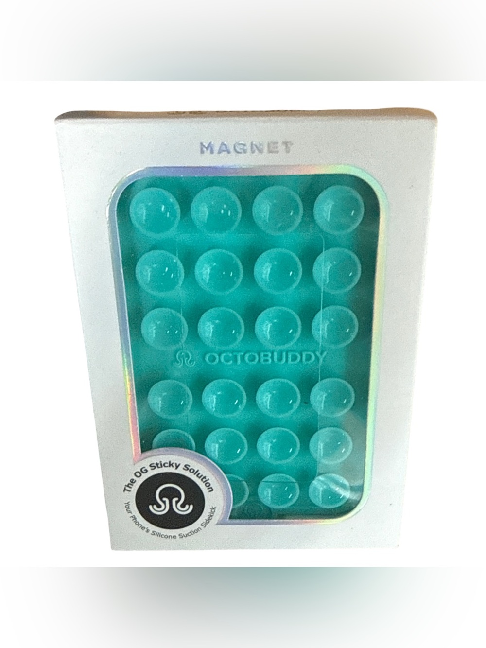 Octobuddy Silicone Suction Cup Phone Mount Turquoise
Magnet
New in Box